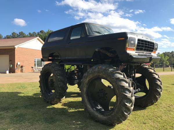 1979 Ford Bronco Monster Truck for Sale - $15000 (GA)